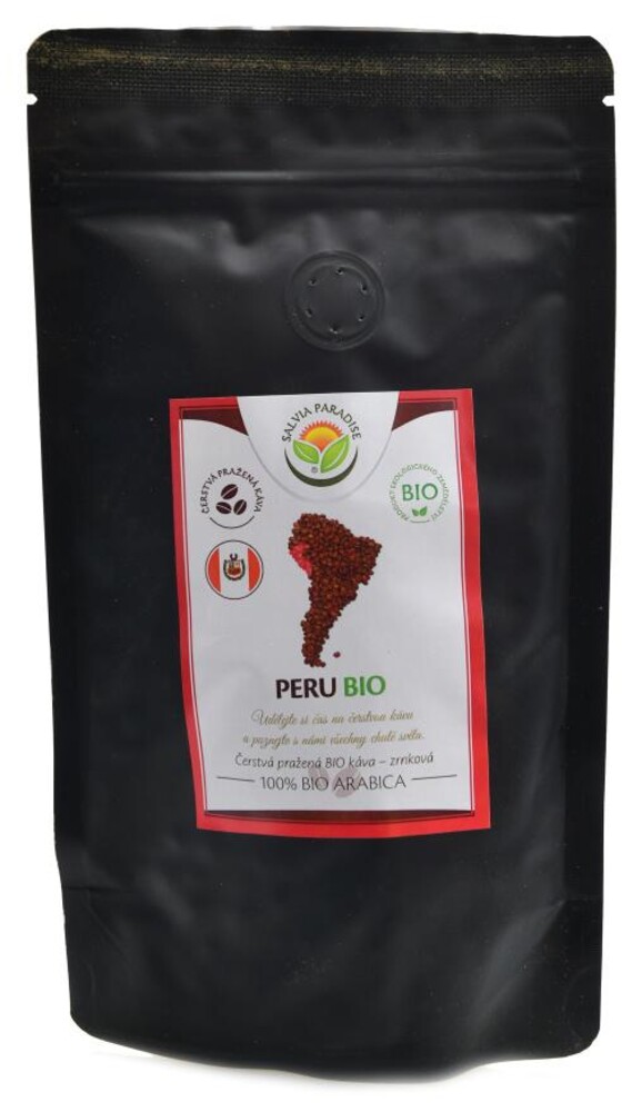 Káva Peru BIO 100g - 100% arabica zrnková čerstvě pražená