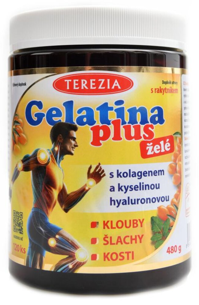Gelatina plus želé s rakytníkem 120 kusů 480 g ( jako Geloren )