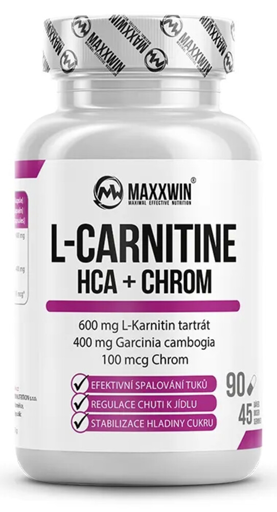 L-CARNITINE + HCA + CHROM 90 kapslí