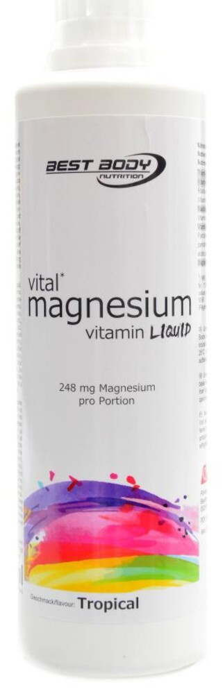 Magnesium vitamin liquid 500 ml tropical