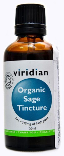 Sage Tincture 50ml Organic Šalvěj lékařská
