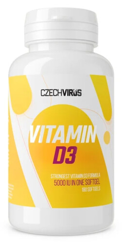 Vitamin D3 180 kapslí