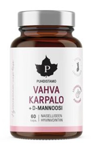 Strong Cranberry + D-mannose 60 kapslí (Extrakt z brusinek s D-manózou))