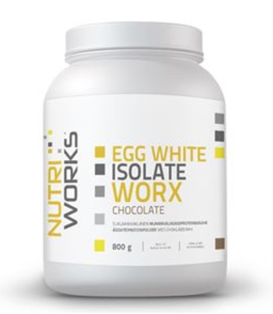Egg White Isolate Worx 800g čokoláda