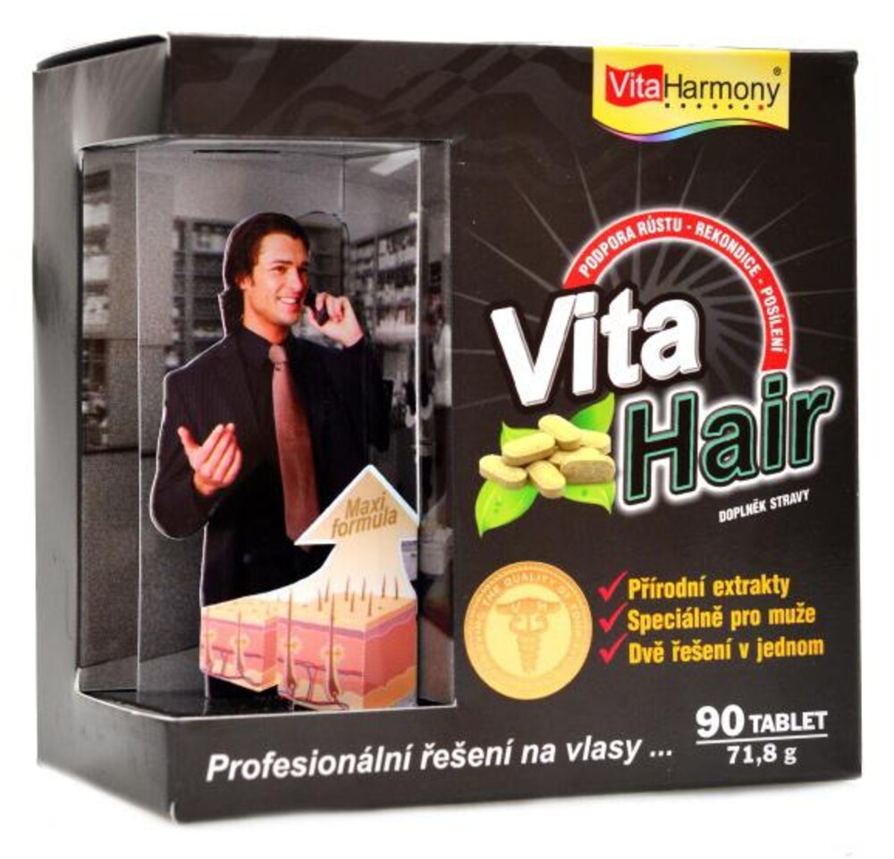 Vita Hair vlasový stimulátor pro muže 90 kapslí