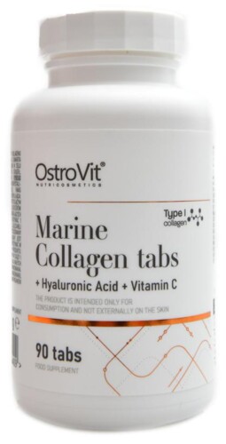 Marine collagen + hyaluronic acid and vitamin C 90 tablet