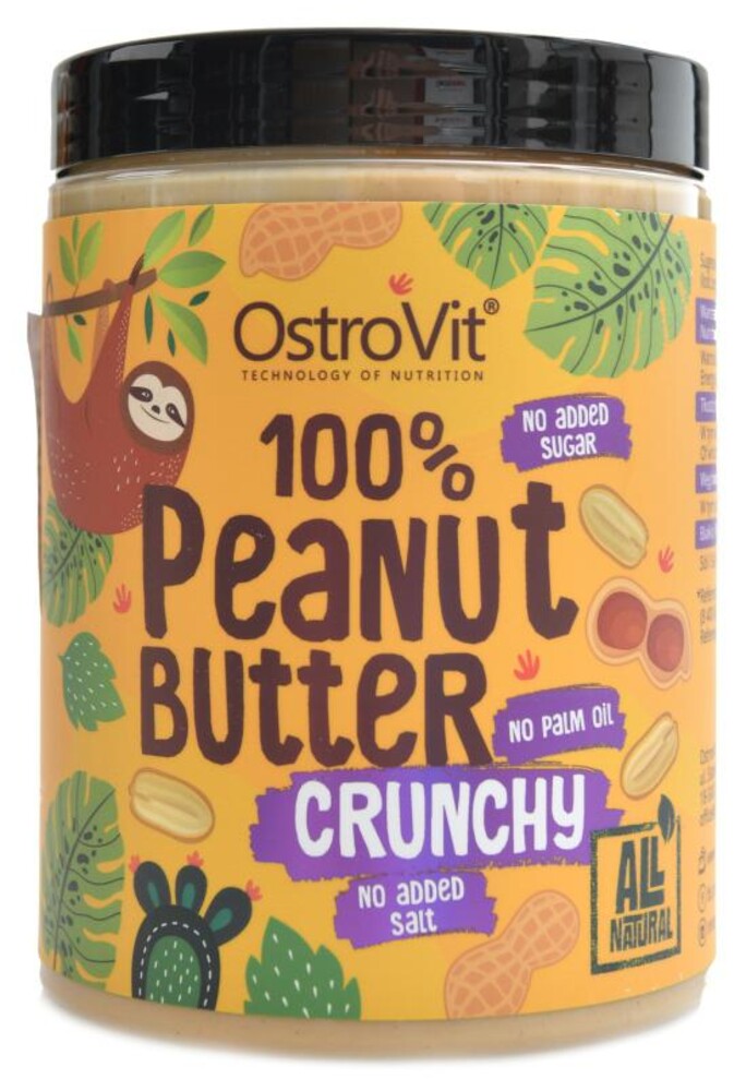 Peanut butter crunchy 1000g arašídové máslo křupavé