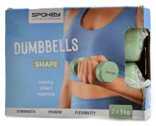 SHAPE Sada činek 2 x 1 kg zelené