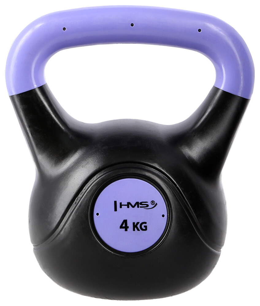 Plastový kettlebell KPC 4 kg fialový