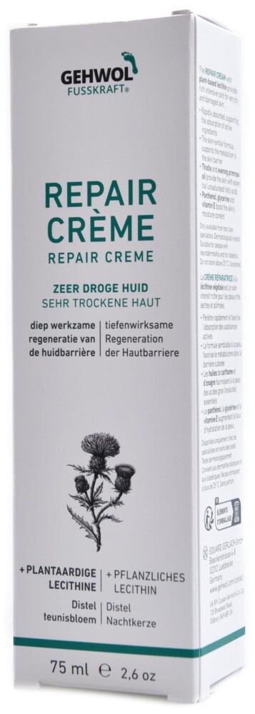 Repair cream 75ml 75ml very dry skin + lecithin