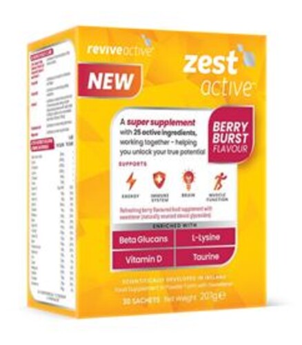 Zest Active 30 sáčků  (Energie, imunita, mozek, funkce svalů)