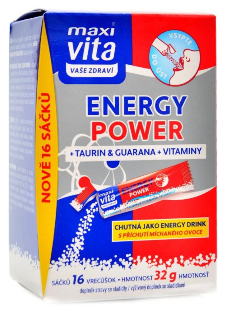 MaxiVita Energy Power stick pack 16 sáčků 32 g