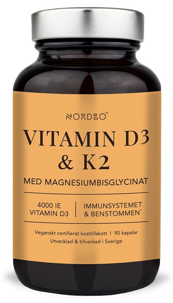 Vitamin D3 4000IU a K2 100μg 90 kapslí