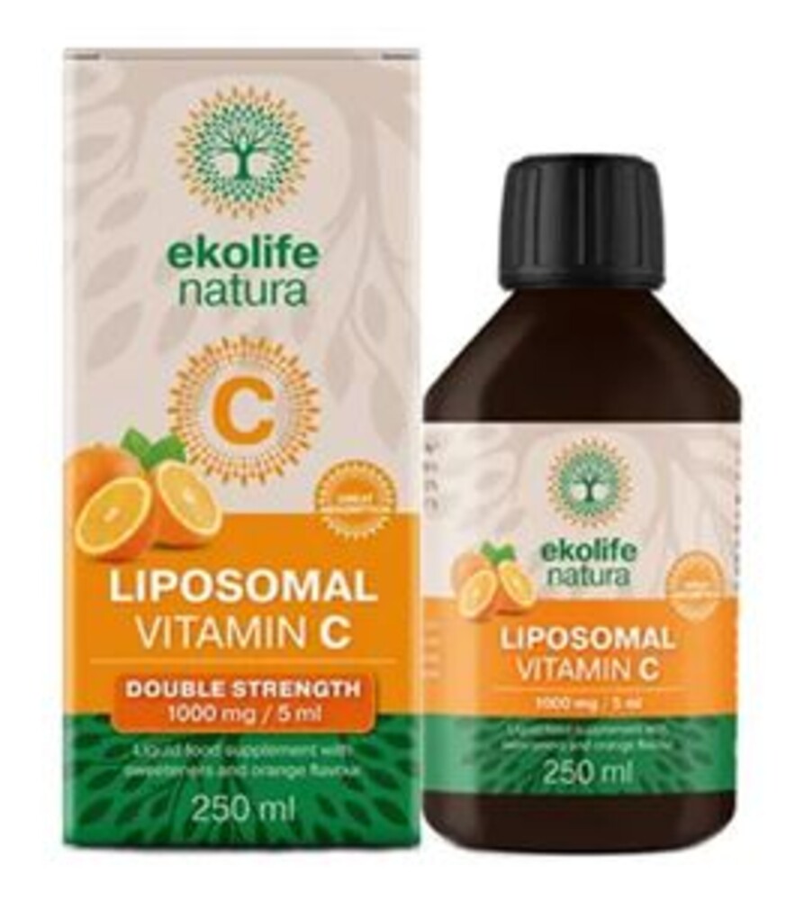 Liposomal Vitamin C 1000 mg 250 ml pomeranč (Lipozomální vitamín C)