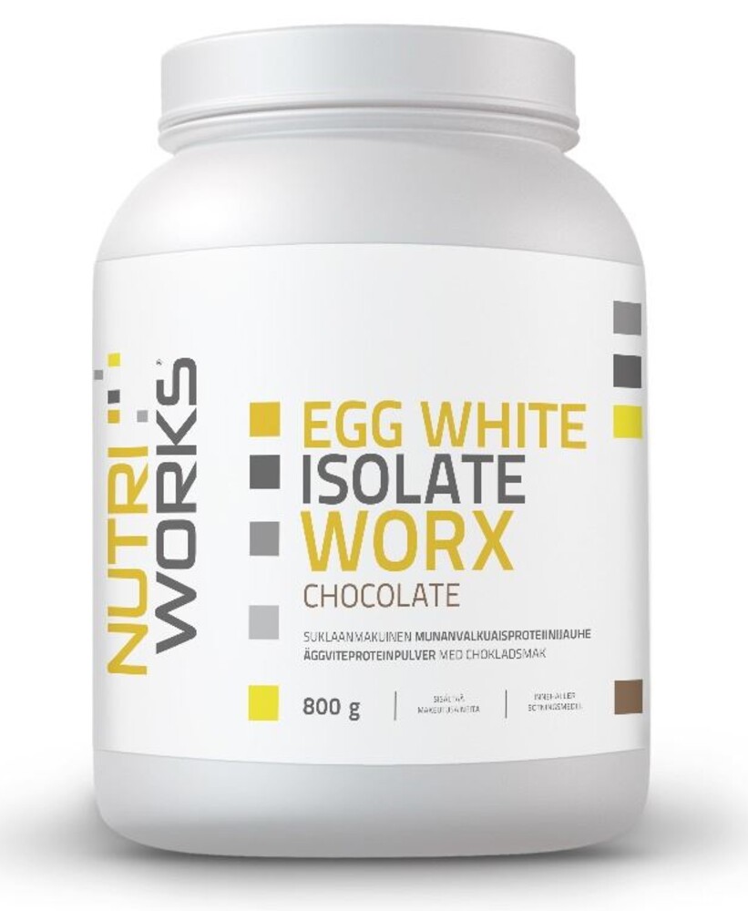 Egg White Isolate Worx 800g čokoláda
