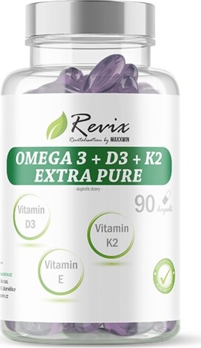 OMEGA 3 + D3 K2 E 90 kapslí