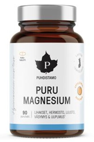 Puru Magnesium 90 rozpustných tablet pomeranč SK