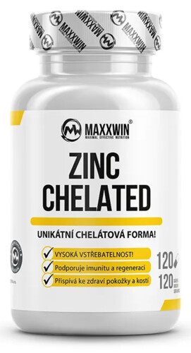 ZINC CHELATED 120 kapslí