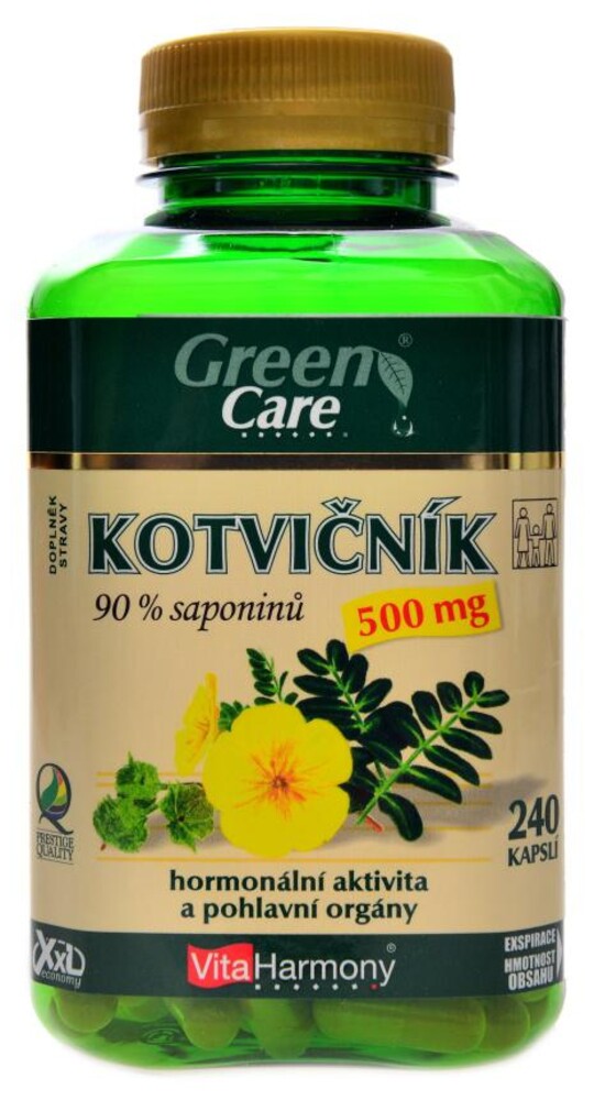 XXL Kotvičník 500 mg 90% saponinů 240 kapslí