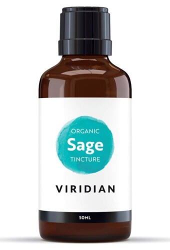 Sage Tincture 50ml Organic (Šalvěj lékařská Bio tinktura)