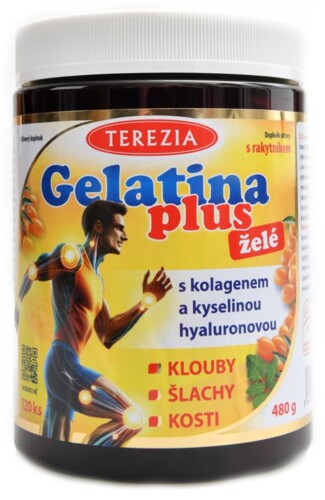 Gelatina plus želé s rakytníkem 120 kusů 480 g ( jako Geloren )