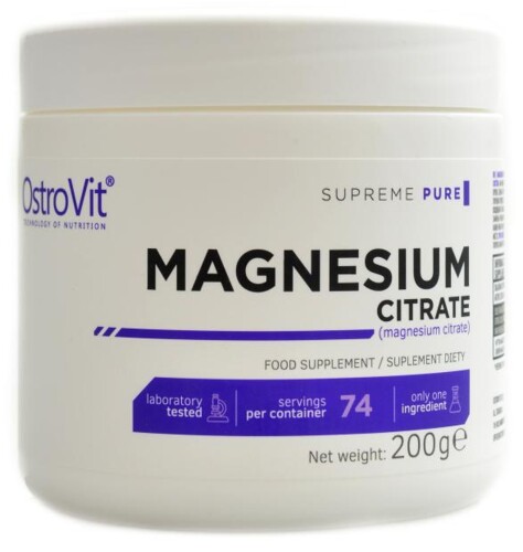 Supreme pure Magnesium citrate 200 g natural
