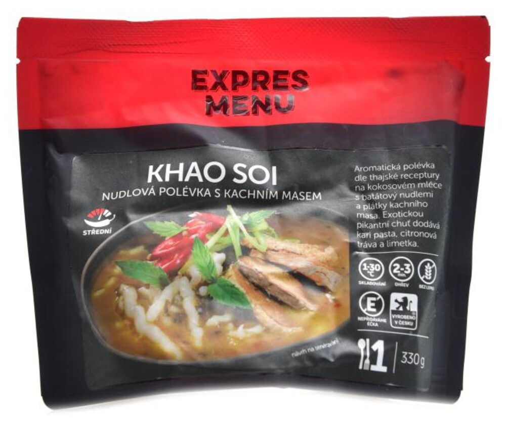 Khao Soi - Thajská nudlová polévka s kachním masem 330g