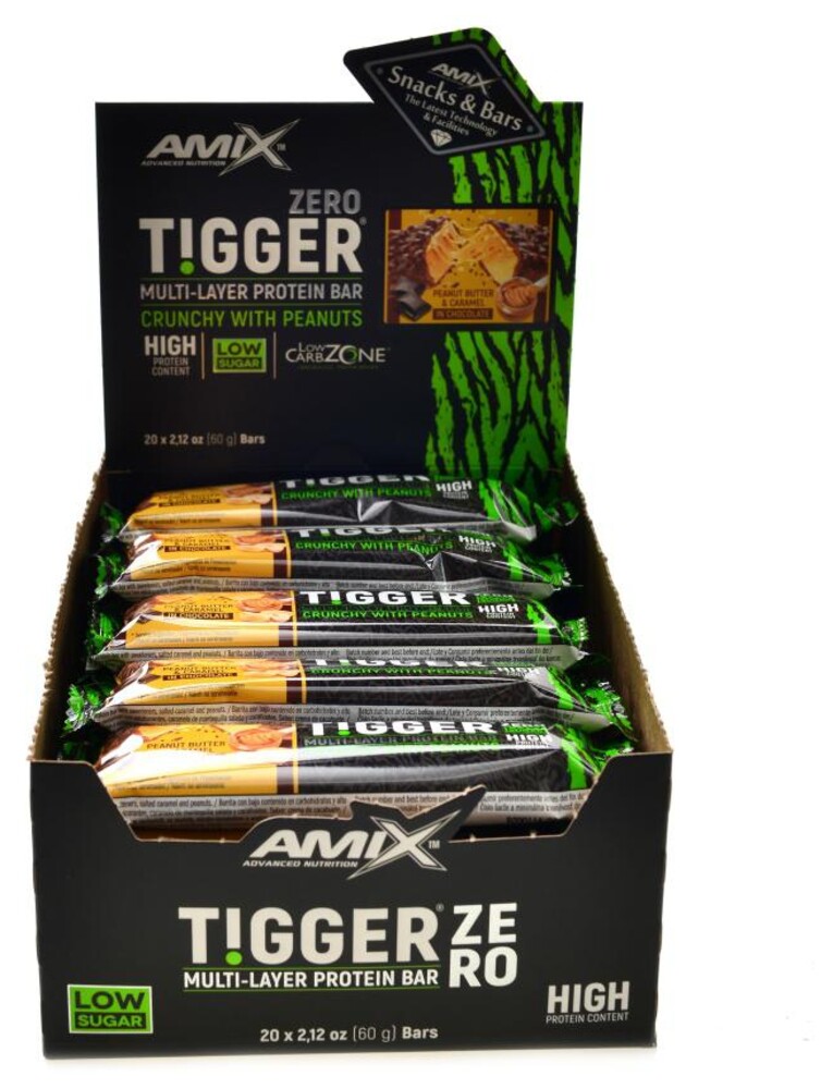 Tigger Zero Multi Layer Protein Bar 20 x 60g