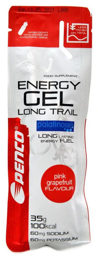 Energy gel long trail 35g růžový grep