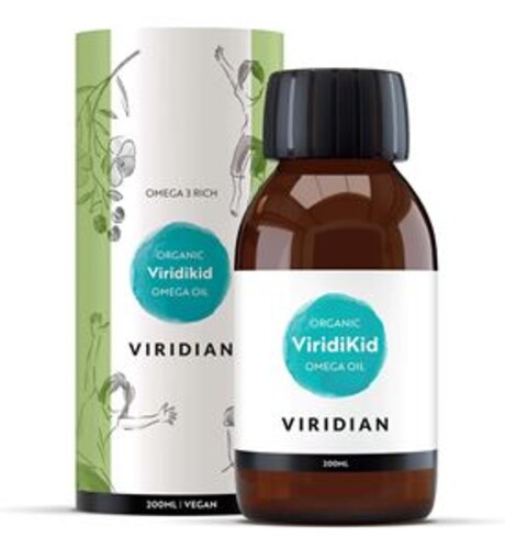 Viridikid Omega 3 Oil 200ml Organic (Bio Omega 3 olej pro děti) SK