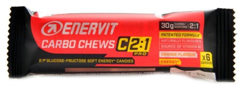 Enervit Carbo chews C2:1 pomeranč