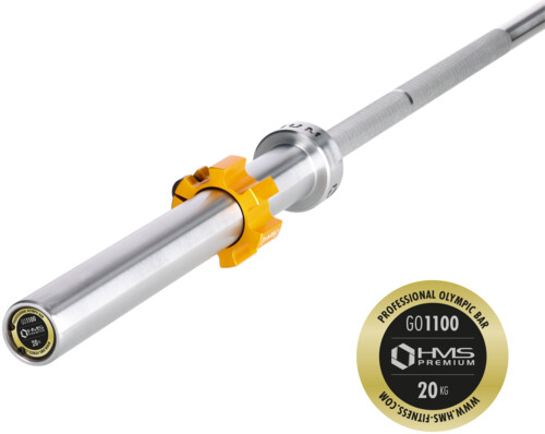 Olympijská osa GO1100 220 cm x 50 mm + rychlouzávěry ZG1500