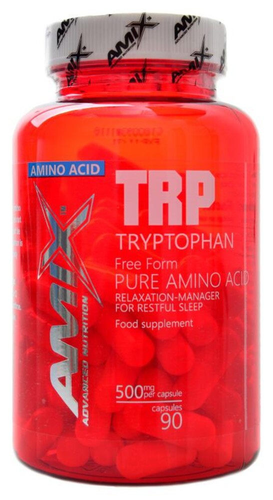 L-Tryptophan 500 mg 90 kapslí TRP Tryptophan
