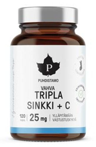 Triple Zinc 25mg + Vitamin C 120 kapslí (Zinek s vitamínem C)