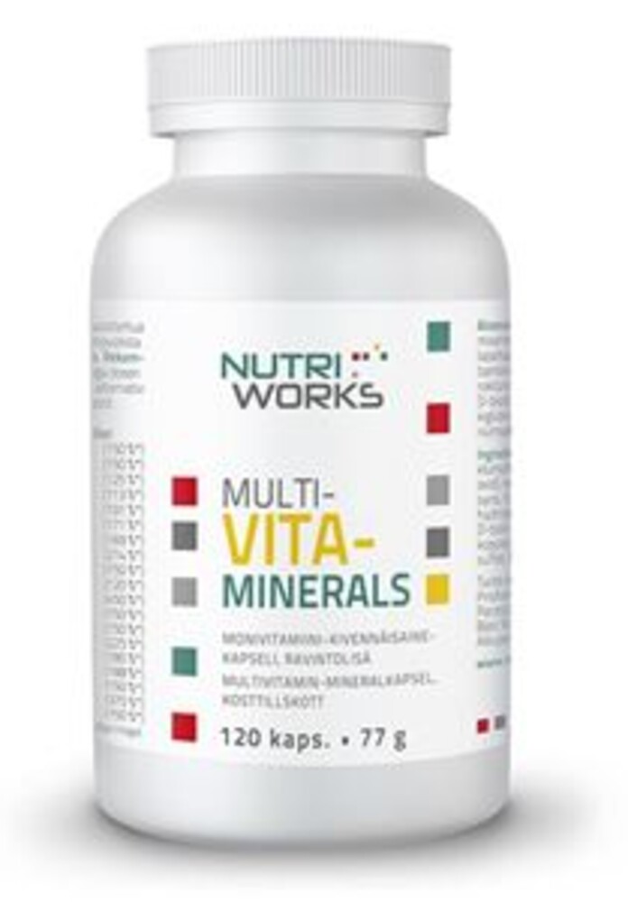 Multivitaminerals 120 kapslí (Směs vitamínů a minerálů) SK