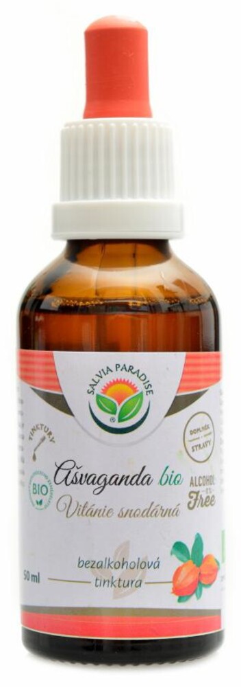 Ašvaganda - vitánie AF tinktura BIO 50 ml Withania somnifera Ashwaghanda