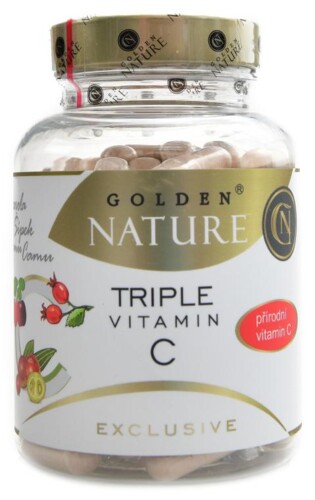Exclusive triple přírodní vitamín C 100 kapslí