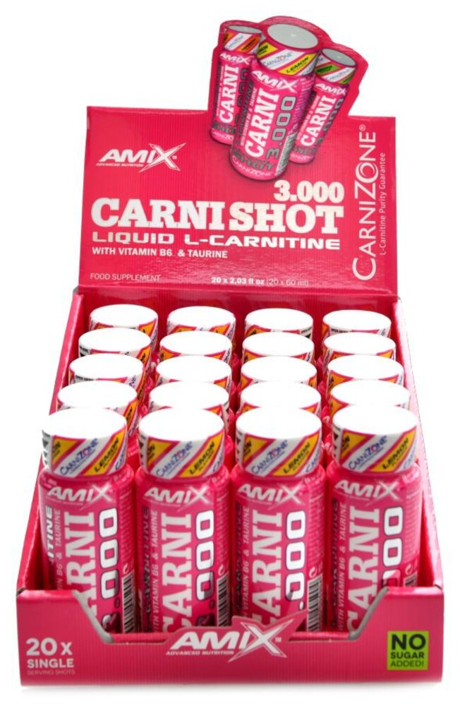 Carni Shot 3000mg 20 x 60 ml