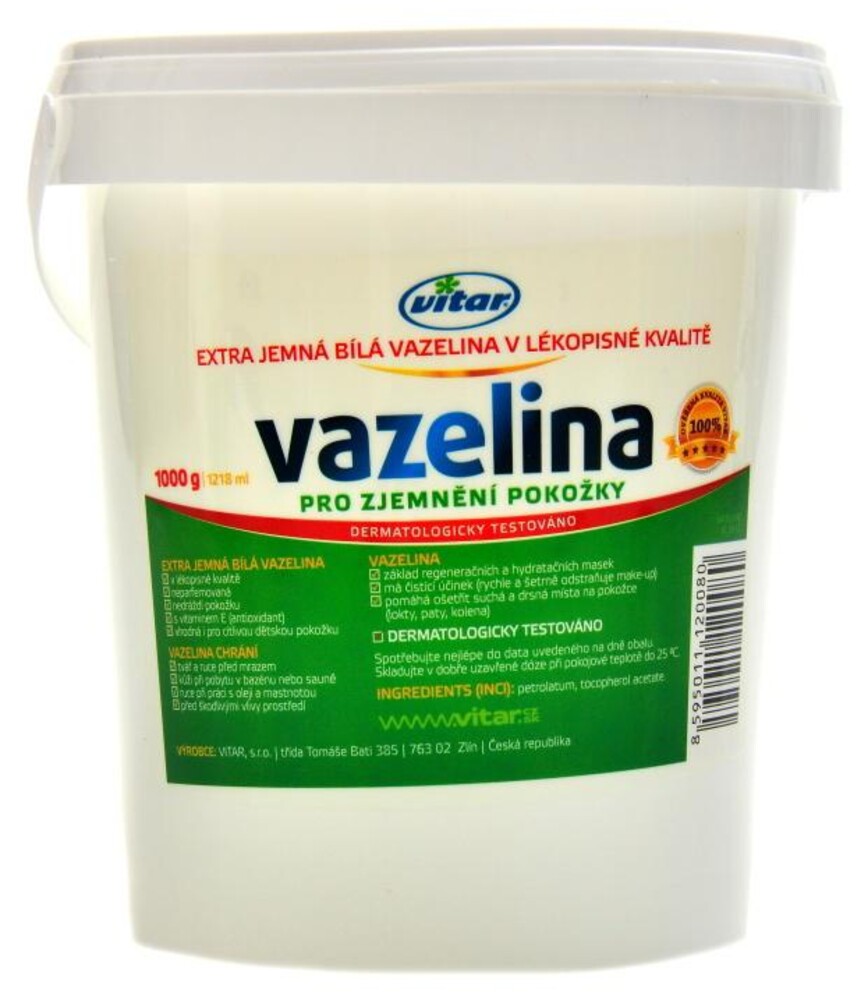 Vazelina jemná bílá 1000 g