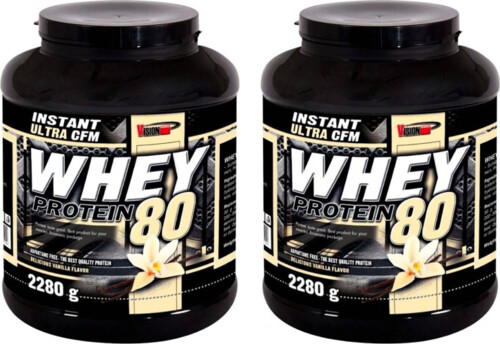 CFM whey protein 80 2280 g 1+1