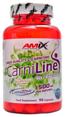 CarniLine 1500 mg carnitine + bioperine 90 kapslí