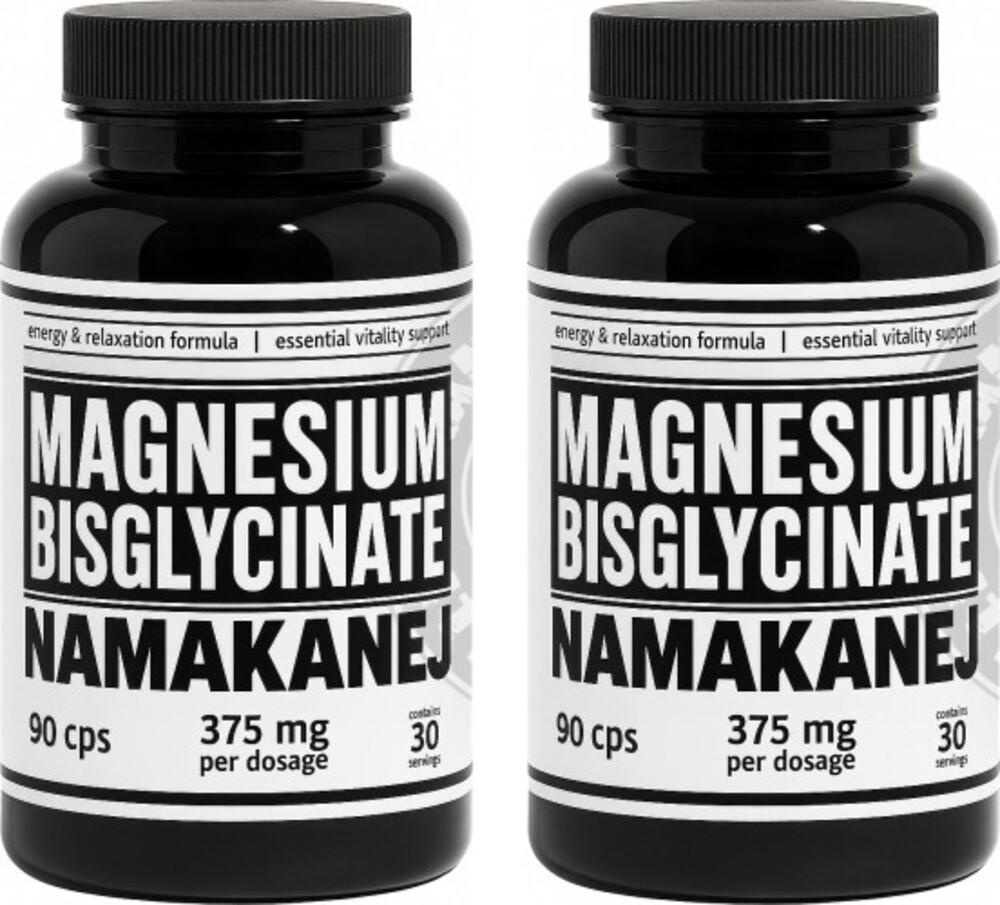 Magnesium Bisglycinate 90 kapslí 1+1