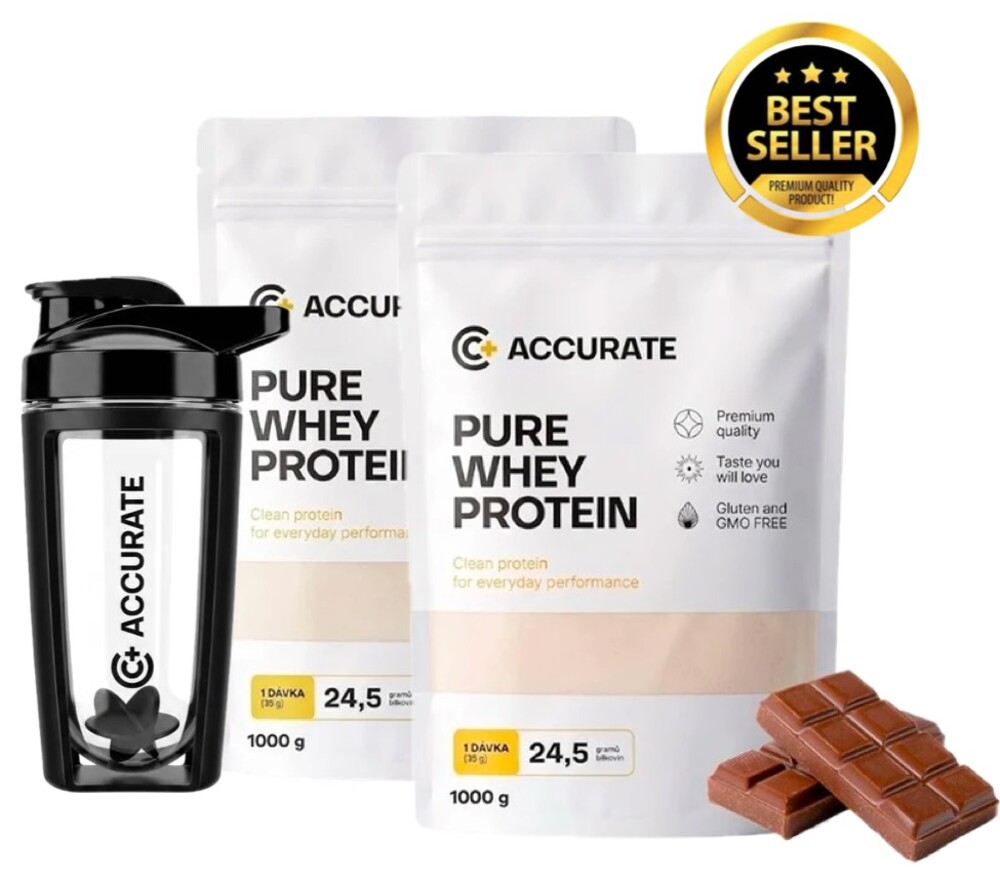 AKCE 1+1 Pure Whey 1000 g + ZDARMA Šejkr 500 ml