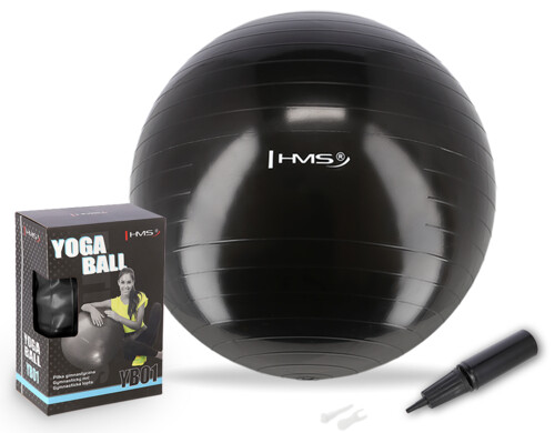 Gymnastický míč YB01N 55 cm černý