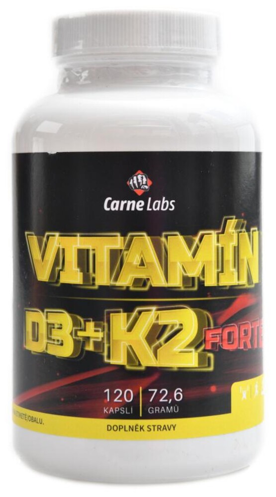 Vitamín D3 + K2 forte 120 kapslí