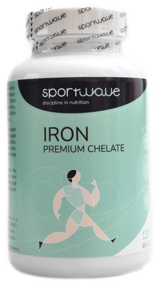 Iron premium chelate 120 kapslí