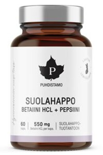 Betain HCL 60 kapslí (Betain HCl + Pepsin) SK