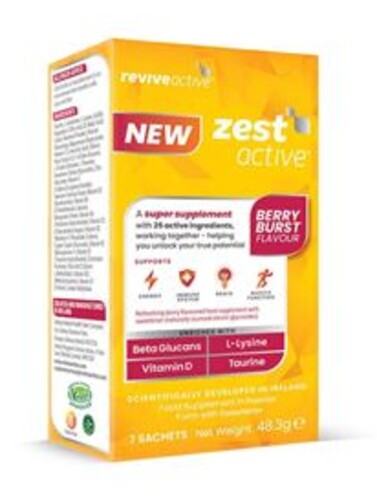 Zest Active 7 sáčků  (Energie, imunita, mozek, funkce svalů)
