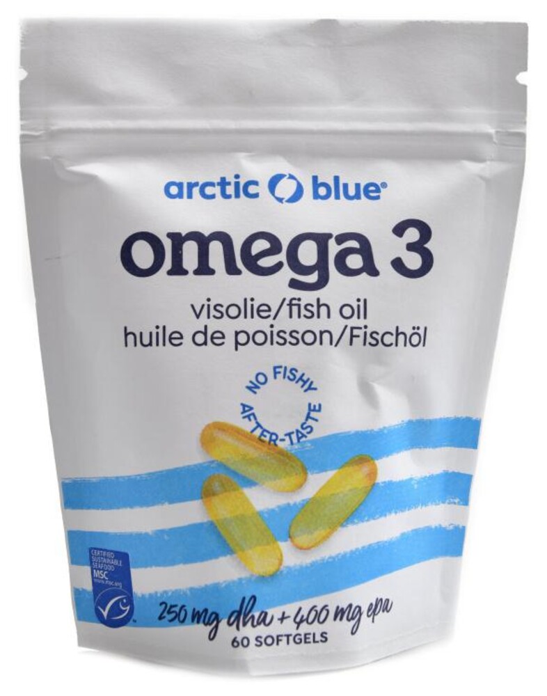 Omega 3 60 kapslí (250mg DHA & 400mg EPA) původ Aljaška
