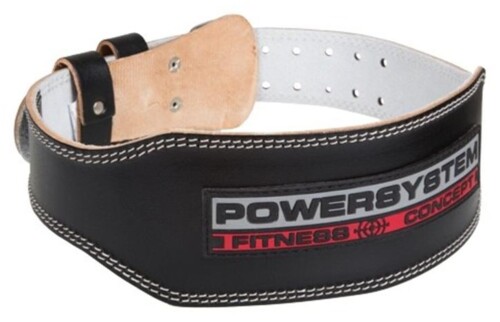 Kožený opasek Power Black černý